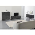 SIDEBOARD  in 180/79/40 cm  - Anthrazit/Schwarz, Design, Holzwerkstoff/Metall (180/79/40cm) - Novel