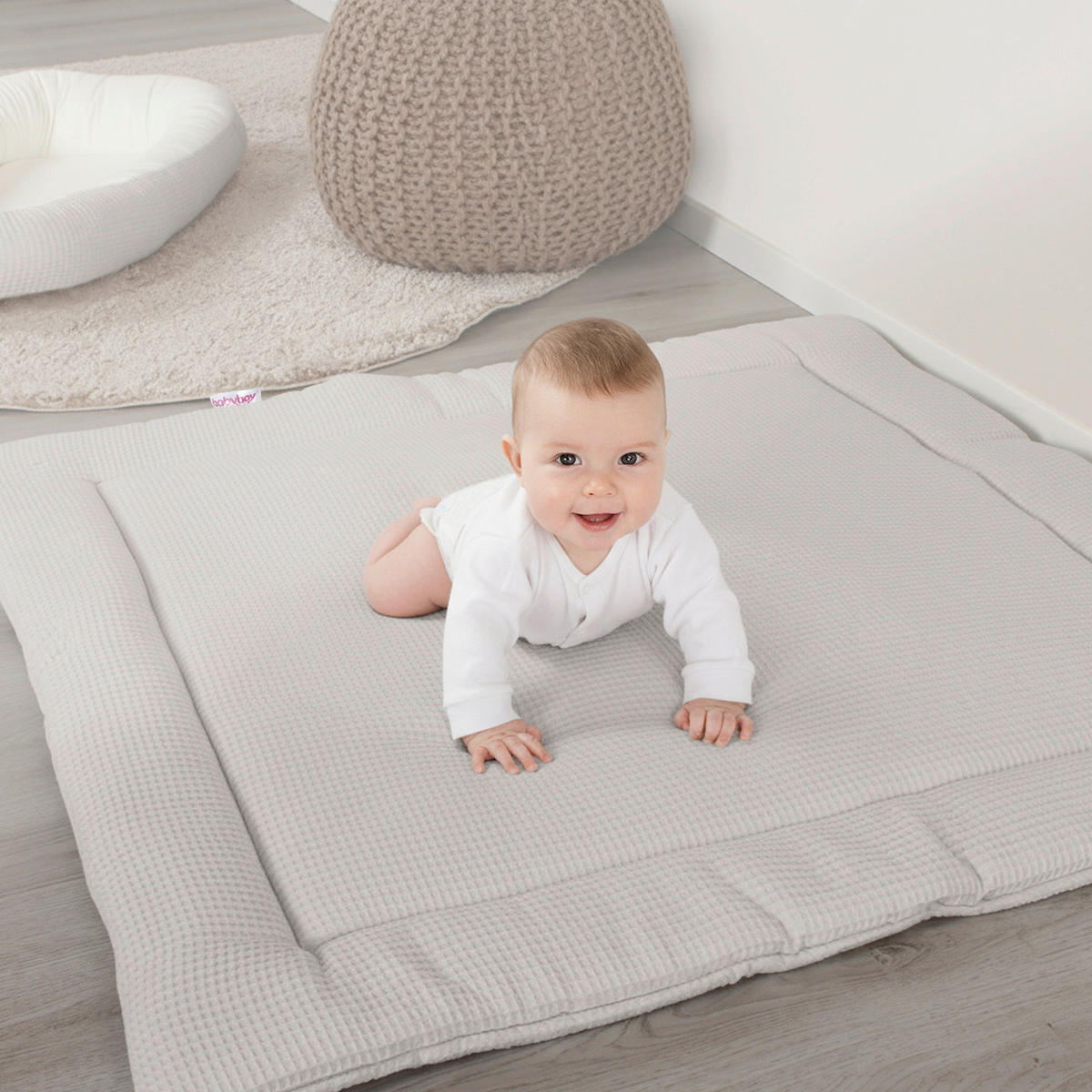 KRABBELDECKE  - Basics, Textil (120/120/3cm) - Babybay