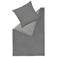 WENDEBETTWÄSCHE E-Scatter Leo anthracite Flanell 135/200 cm  - Anthrazit, Design, Textil (135/200cm) - Esprit