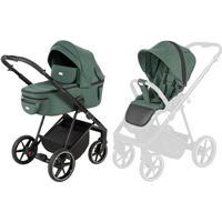 BARNVAGNSSET  - skogsgrön/svart, Basics, metall/textil (57,5/116/101cm) - Jimmylee