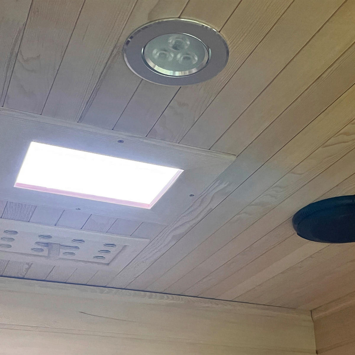 INFRAROTKABINE HÖNEFOSS III für 3 Personen HÖNEFOSS III  - KONVENTIONELL, Holz (153/195/105cm)