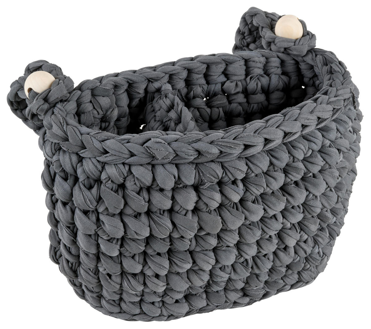 AUFBEWAHRUNGSKÖRBCHEN    22/10/15 cm  - Dunkelgrau, Trend, Textil (22/10/15cm) - Jimmylee
