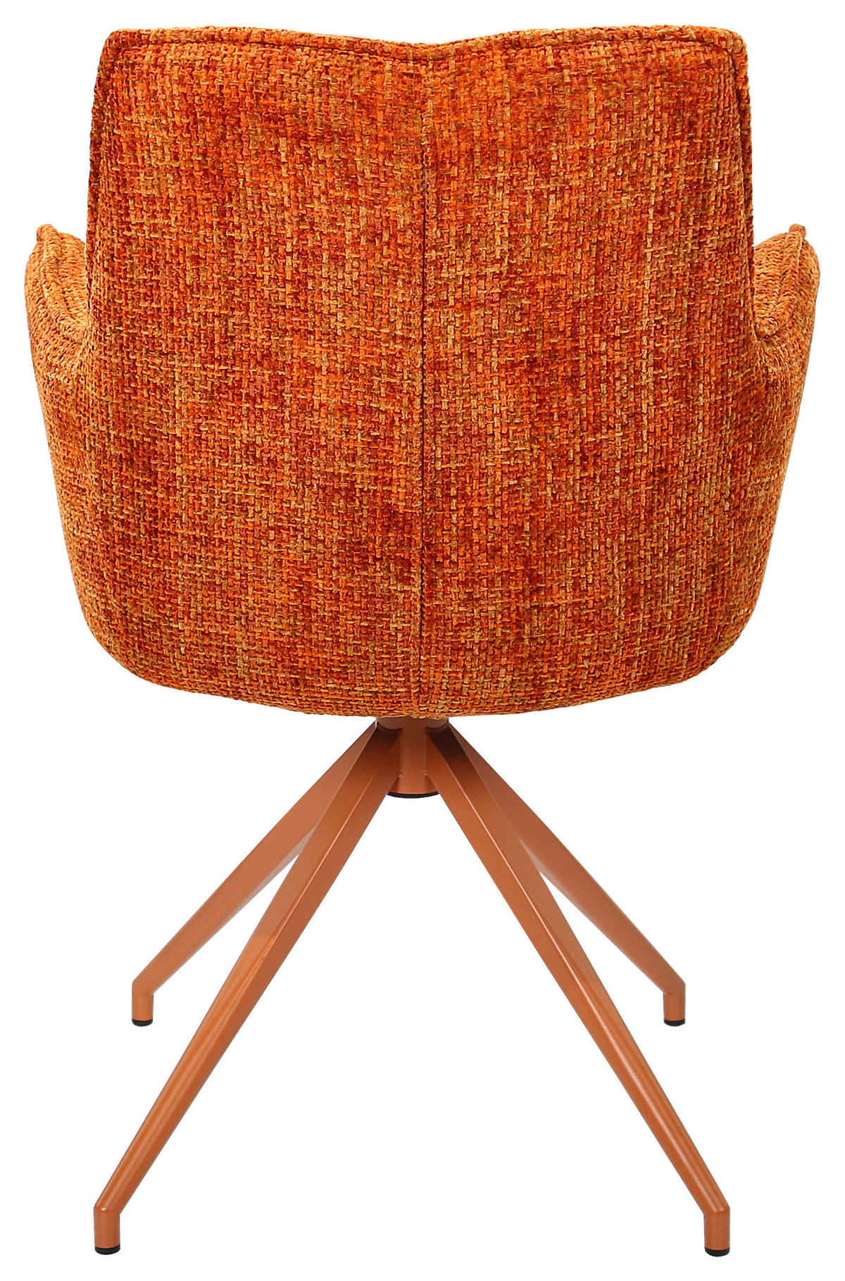 KAROSSZÉK narancs  - narancs, Lifestyle, textil/fém (59,5/90,5/62,5cm) - Novel