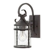 AUßENWANDLEUCHTE Casa 17,6/20,1/33 cm   - Schwarz, Basics, Glas/Metall (17,6/20,1/33cm) - Elstead Lighting