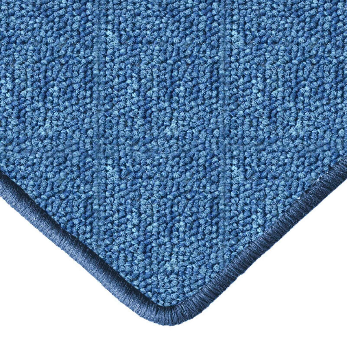 WEBTEPPICH  Wohnzimmer 80/150 cm London Blau rechteckig  - Blau, Basics, Kunststoff/Textil (80/150cm) - Floordirekt