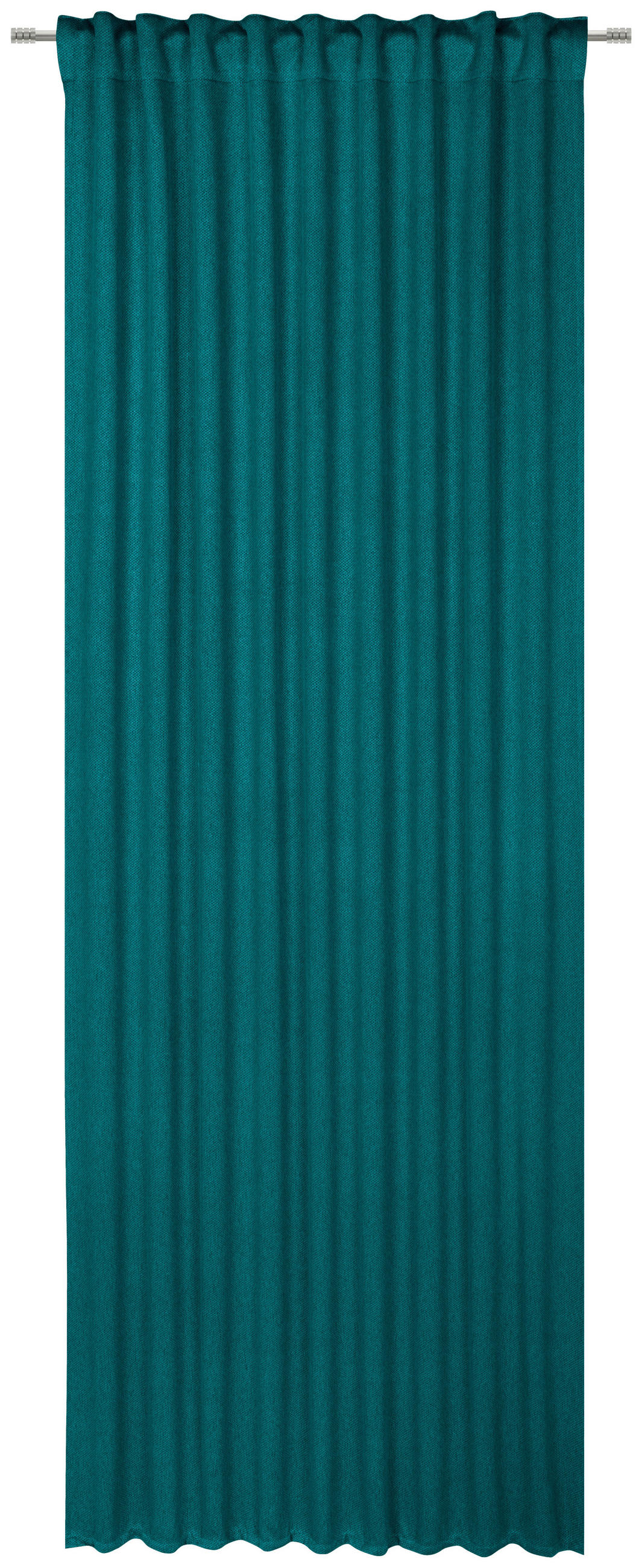 KÉSZFÜGGÖNY részben fényzáró  - olajkék, Basics, textil (135/245cm) - Esposa