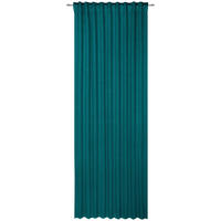KÉSZFÜGGÖNY részben fényzáró  - olajkék, Basics, textil (135/245cm) - Esposa