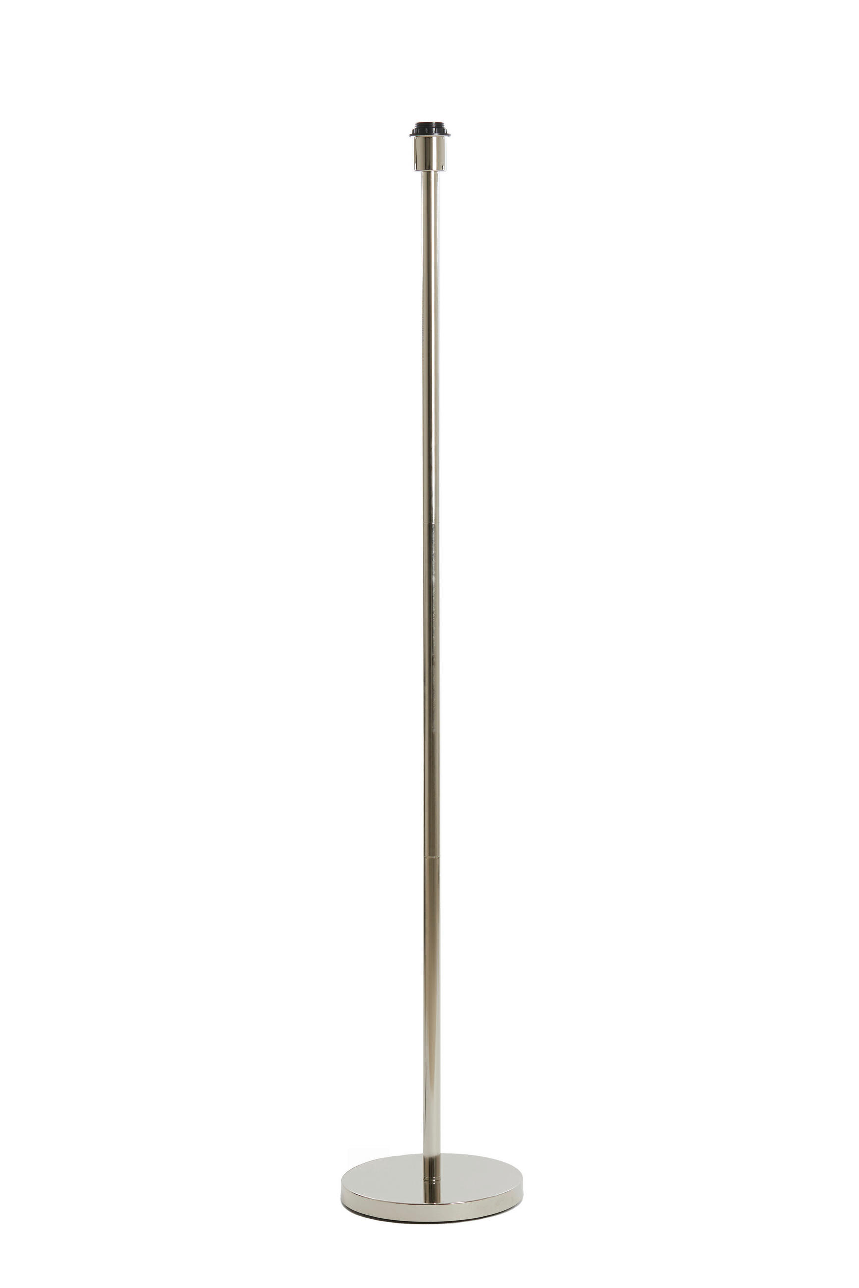 STEHLEUCHTE Washington 25/25/148.5 cm   - Chromfarben, Design, Kunststoff/Textil (25/25/148.5cm) - Light & Living