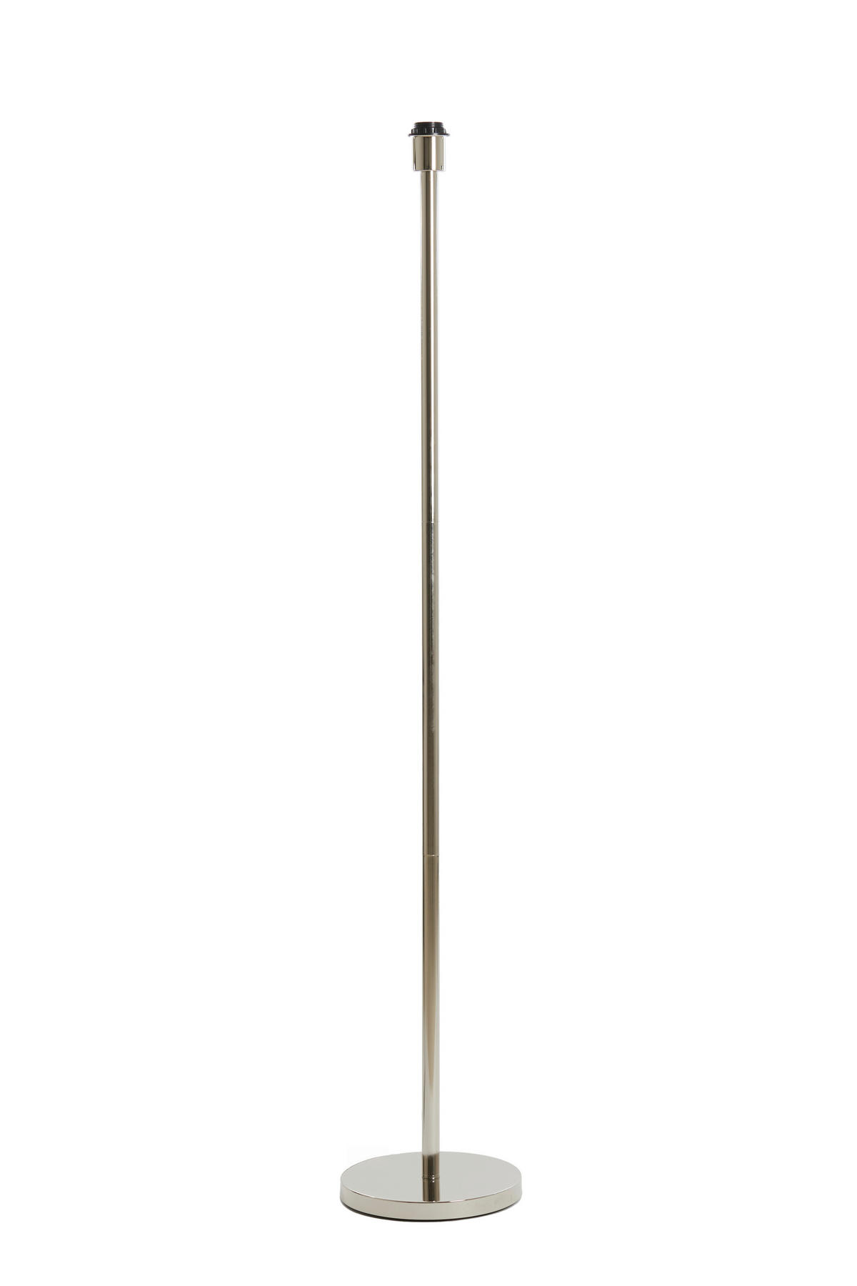 STEHLEUCHTE Washington 25/25/148.5 cm   - Chromfarben, Design, Kunststoff/Textil (25/25/148.5cm) - Light & Living