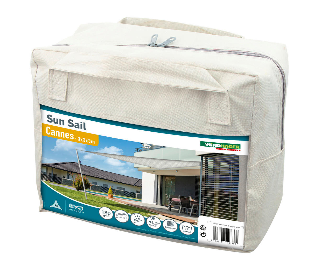 TIENIACA PLACHTA DO ZÁHRADY 300/300/300 cm  - Basics, plast (300/300/300cm) - Windhager