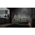 SCHLAFSOFA  in Flachgewebe Dunkelgrün  - Dunkelgrün/Schwarz, KONVENTIONELL, Textil/Metall (232/77/116cm) - Dieter Knoll