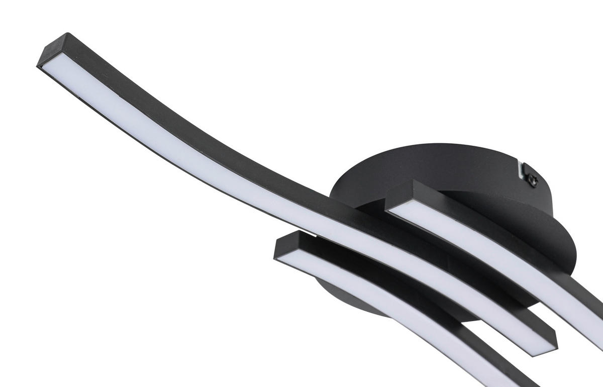 Plafonieră Cu Led 18 W    54,5/14/6,5 cm  - alb/negru, Basics, plastic/metal (54,5/14/6,5cm) - Boxxx