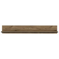 STENSKA POLICA - barve hrasta, Konvencionalno, kovina/umetna masa (180/25.8/22.3cm) - Hom`in