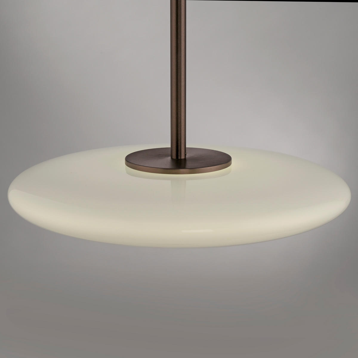 LED-HÄNGELEUCHTE 45/45/240 cm   - Braun, Design, Glas/Kunststoff (45/45/240cm) - Neuhaus PURE