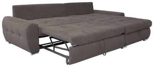 Thumbnail - Livetastic Eckschlafsofa, Braun, Textil, 3-Sitzer, Füllung: Schaumstoff, 277x175 cm, Made in EU, Schlafen auf Sitzhöhe, ...