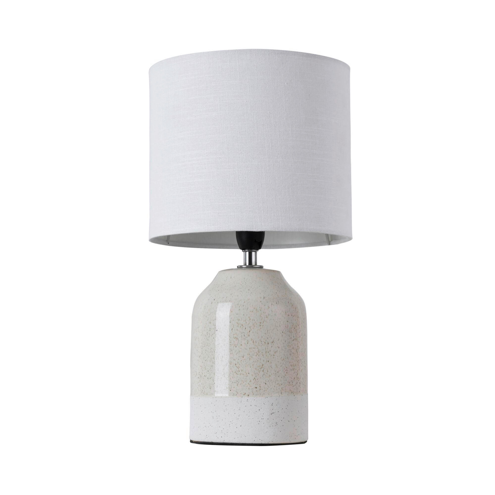 LED-TISCHLEUCHTE 18/33 cm  - Beige/Weiß, Design, Keramik/Textil (18/33cm) - Paulmann