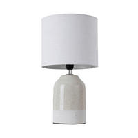 LED-TISCHLEUCHTE 18/33 cm  - Beige/Weiß, Design, Keramik/Textil (18/33cm) - Paulmann