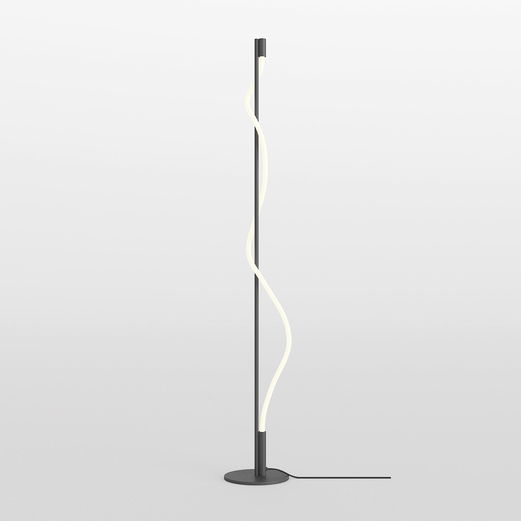 STEHLEUCHTE 22/150 cm    - Schwarz/Weiß, Trend, Metall (22/150cm) - MAYTONI