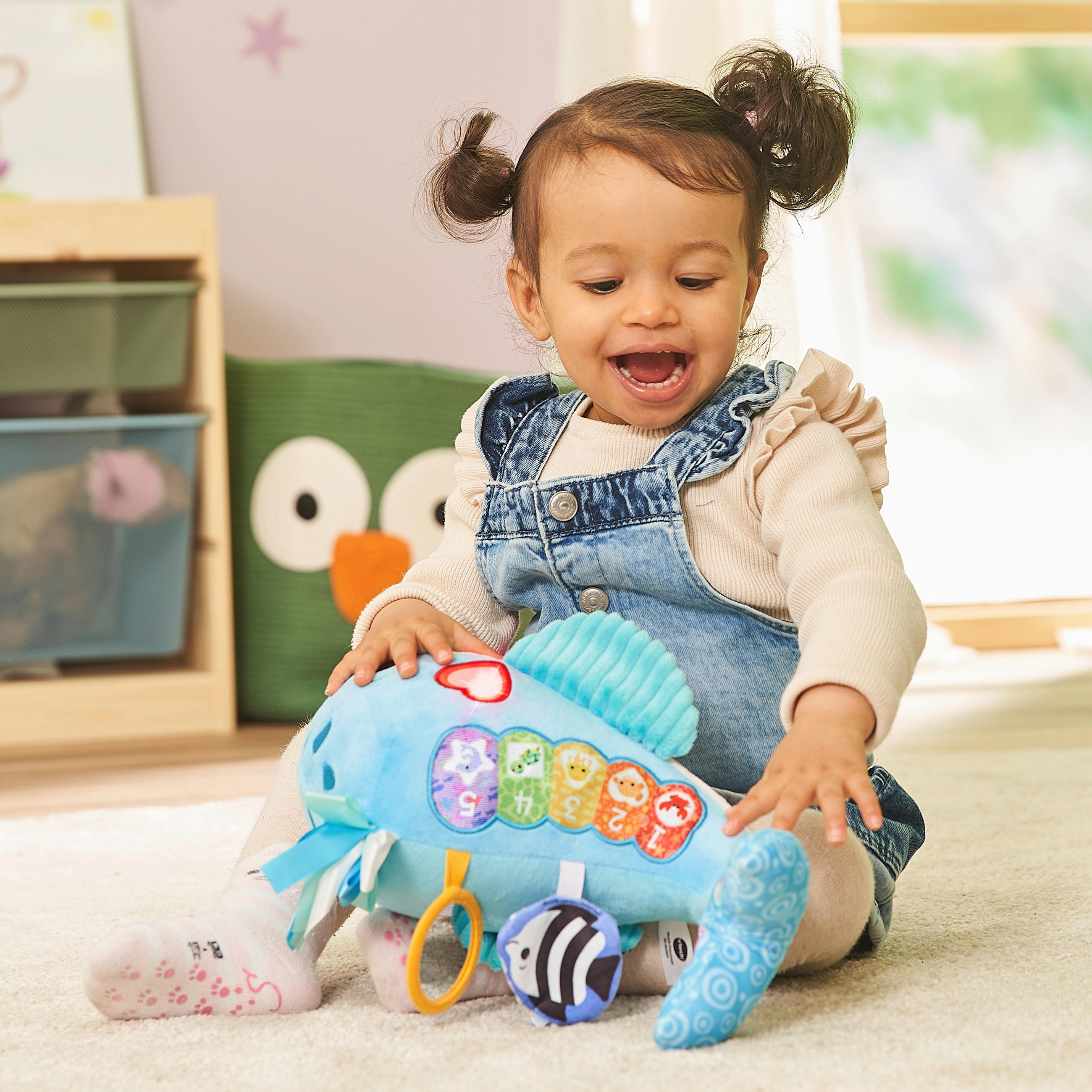 SPIELTIER - Blau/Multicolor, Basics, Kunststoff/Textil (32,5/24,1/13,3cm) - Vtech