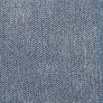 ECKSOFA in Webstoff Blau  - Chromfarben/Blau, Design, Textil/Metall (260/187cm) - Xora