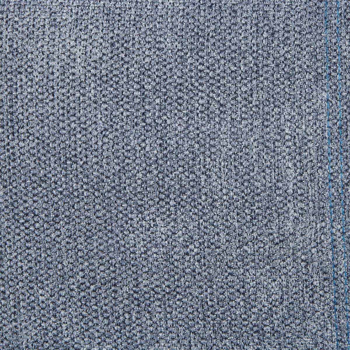 ECKSOFA in Webstoff Blau  - Chromfarben/Blau, Design, Textil/Metall (187/260cm) - Xora