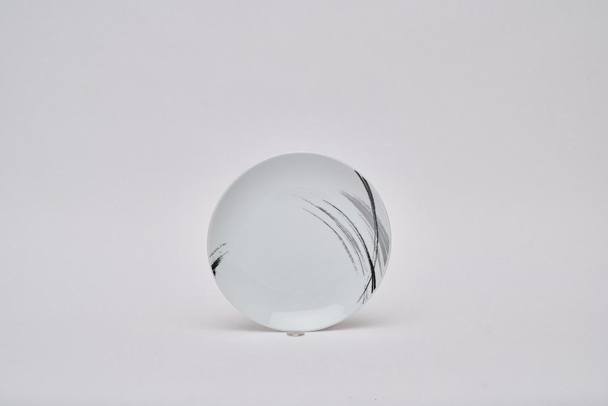 KOMPLETT SERVIS Roma 62 delar  - vit/grå, Basics, keramik - Novel