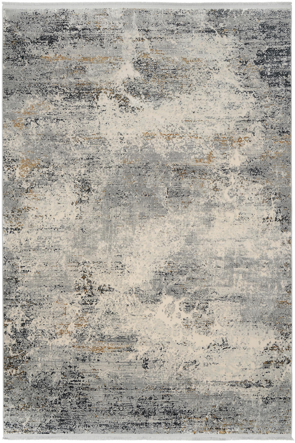 WEBTEPPICH 140/200 cm DIETER KNOLL Creme, Grau rechteckig  - Creme/Grau, Basics, Textil (140/200cm) - Dieter Knoll