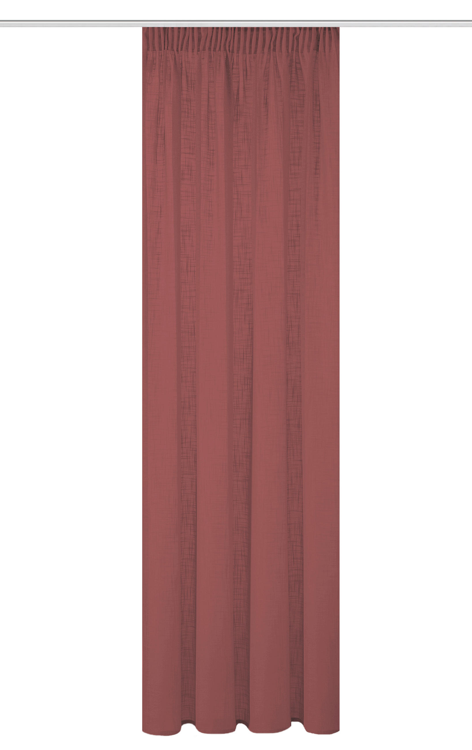 FERTIGVORHANG  halbtransparent   140/160 cm  - Beere, Basics, Textil (140/160cm)
