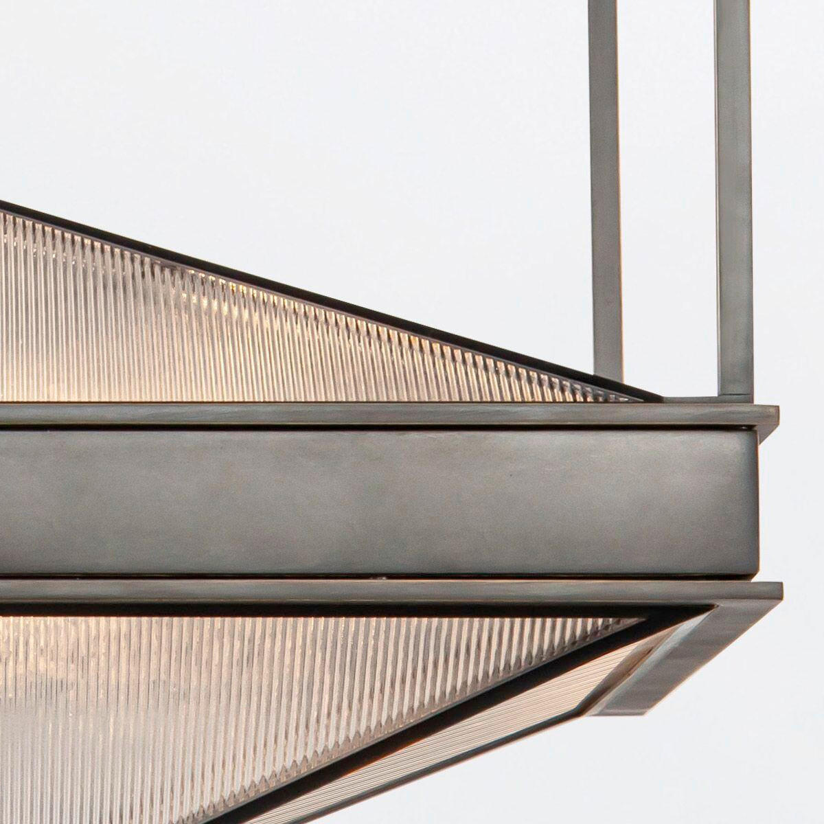 DECKENLEUCHTE 42/48,2 cm    - Bronzefarben, KONVENTIONELL, Glas/Metall (42/48,2cm) - Elstead Lighting