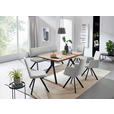 SITZBANK 140/86/60 cm  in Creme, Schwarz  - Creme/Schwarz, MODERN, Textil/Metall (140/86/60cm) - Cantus