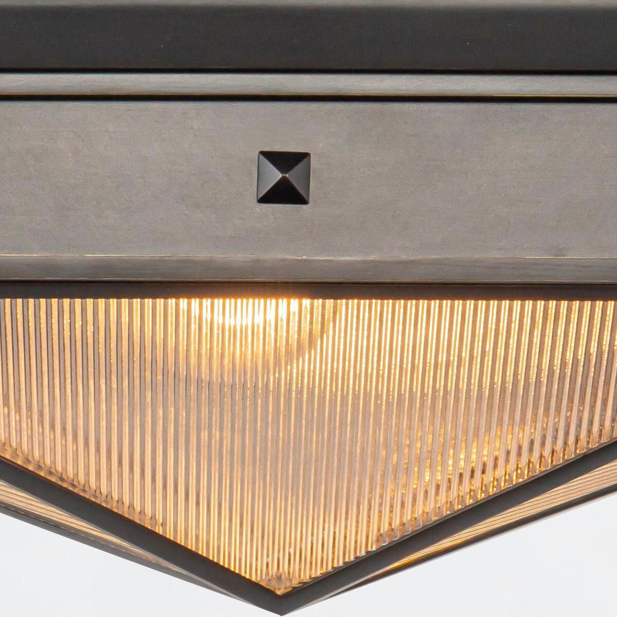 HÄNGELEUCHTE 14,2/37,1 cm  - Bronzefarben, KONVENTIONELL, Glas/Metall (14,2/37,1cm) - Elstead Lighting