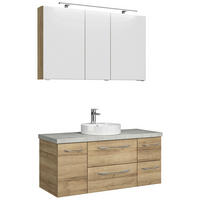 BADEZIMMER  in 120 cm  - Eichefarben/Weiß, KONVENTIONELL, Holzwerkstoff (120cm) - Pelipal