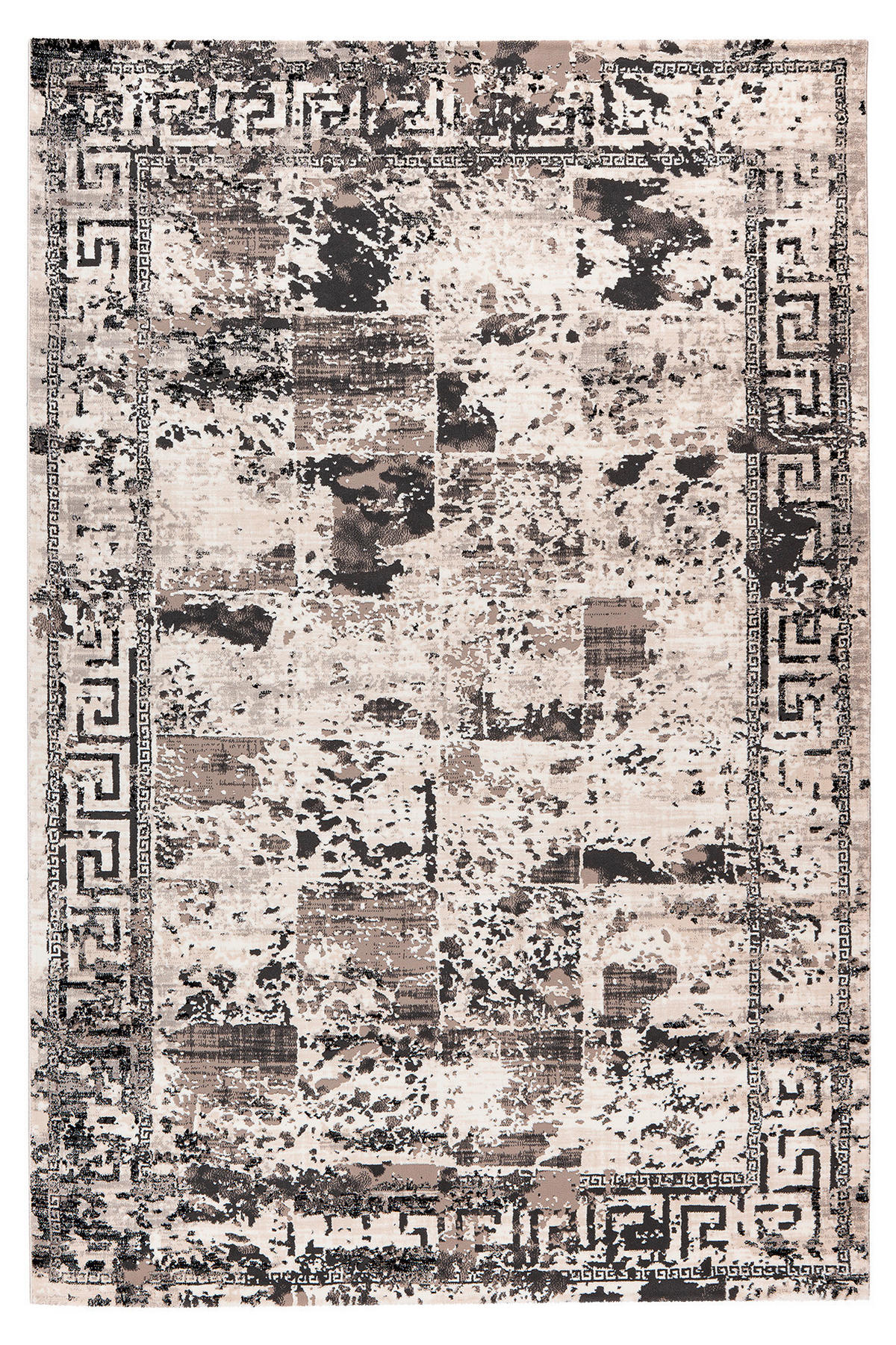 WEBTEPPICH 120/170 cm My Opal  - Schwarz/Grau, Lifestyle, Textil (120/170cm)