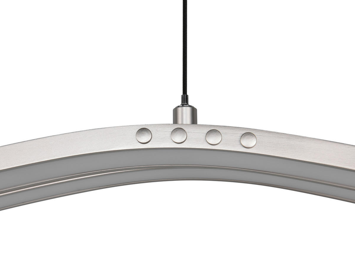 LED-HÄNGELEUCHTE Spider 130/13,8/170 cm   - Nickelfarben, Design, Metall (130/13,8/170cm) - Trio Leuchten