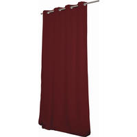 WÄRMESCHUTZVORHANG Verdunkelung 145/260 cm   - Dunkelrot, Design, Textil (145/260cm)