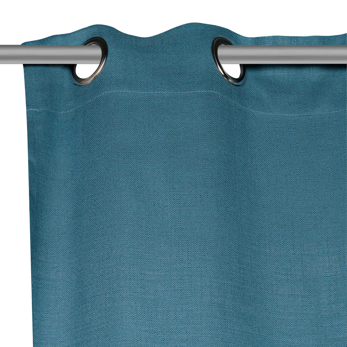 ZÁVĚS S OČKY, neprůsvitné, 135/270 cm - modrá, Basics, textil (135/270cm) - Esposa