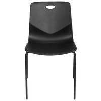 KONFERENČNI STOL umetna masa črna  - črna, Moderno, kovina/umetna masa (46/87/55cm) - MID.YOU