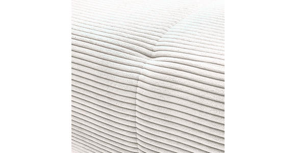 ECKSOFA Naturfarben Cord Zierkissen, Rückenkissen, Rücken echt, Sitztiefenverstellung  - Schwarz/Naturfarben, KONVENTIONELL, Textil/Metall (185/250cm) - Carryhome