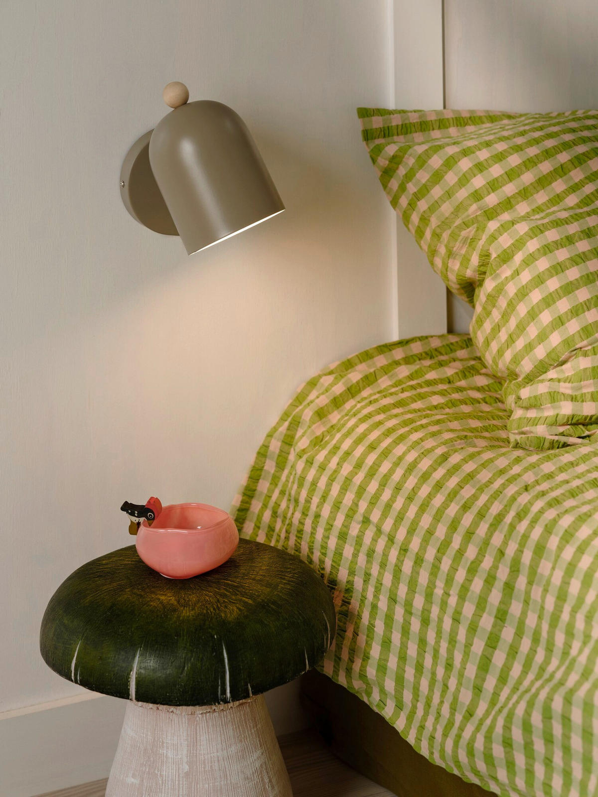 WANDLEUCHTE Gaston 19.5/11.5/19.5 cm  - Hellbraun, Design, Metall (19.5/11.5/19.5cm) - Nordlux