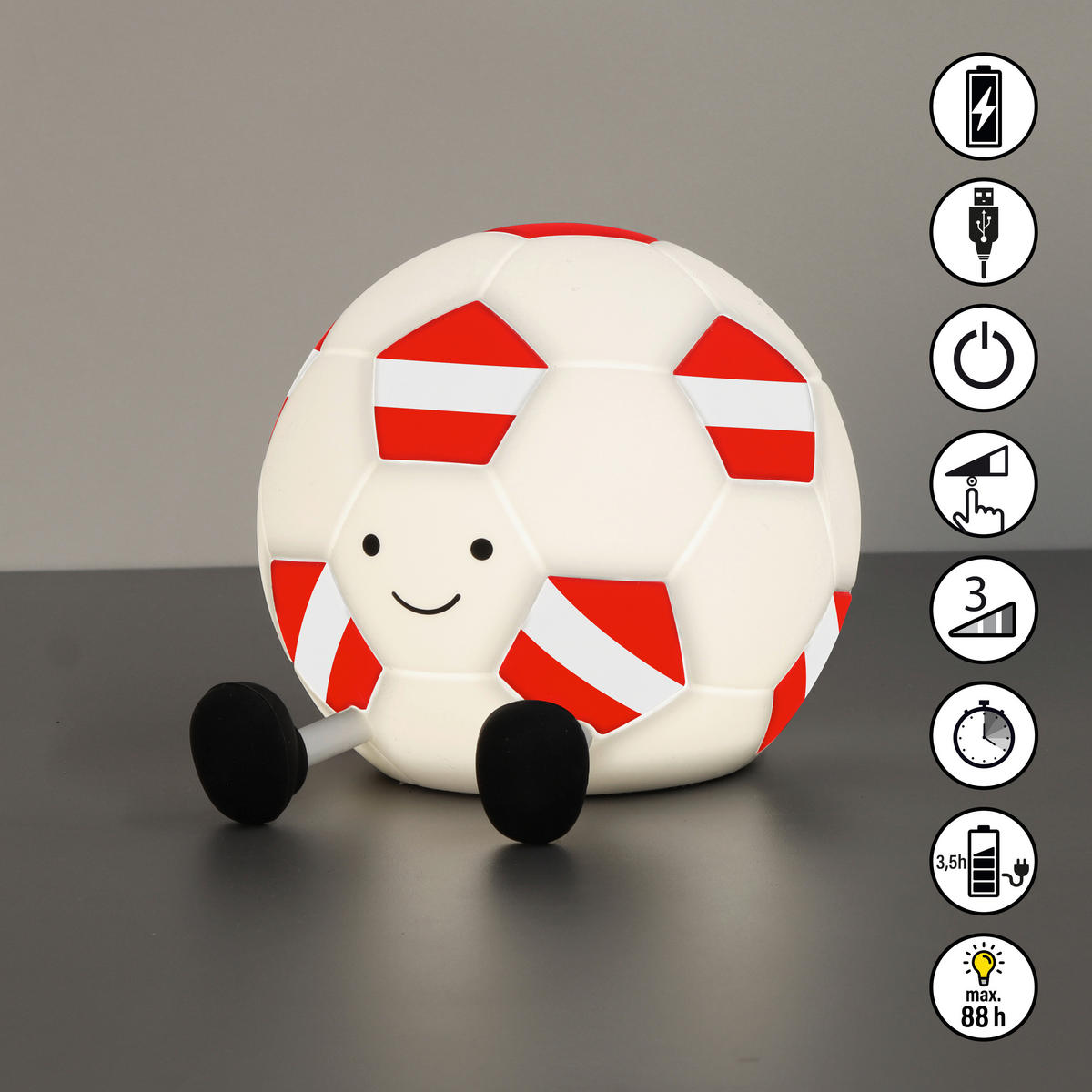 KINDER-NACHTLICHT - Weiß, Basics, Kunststoff (14/11.5/10.5cm)