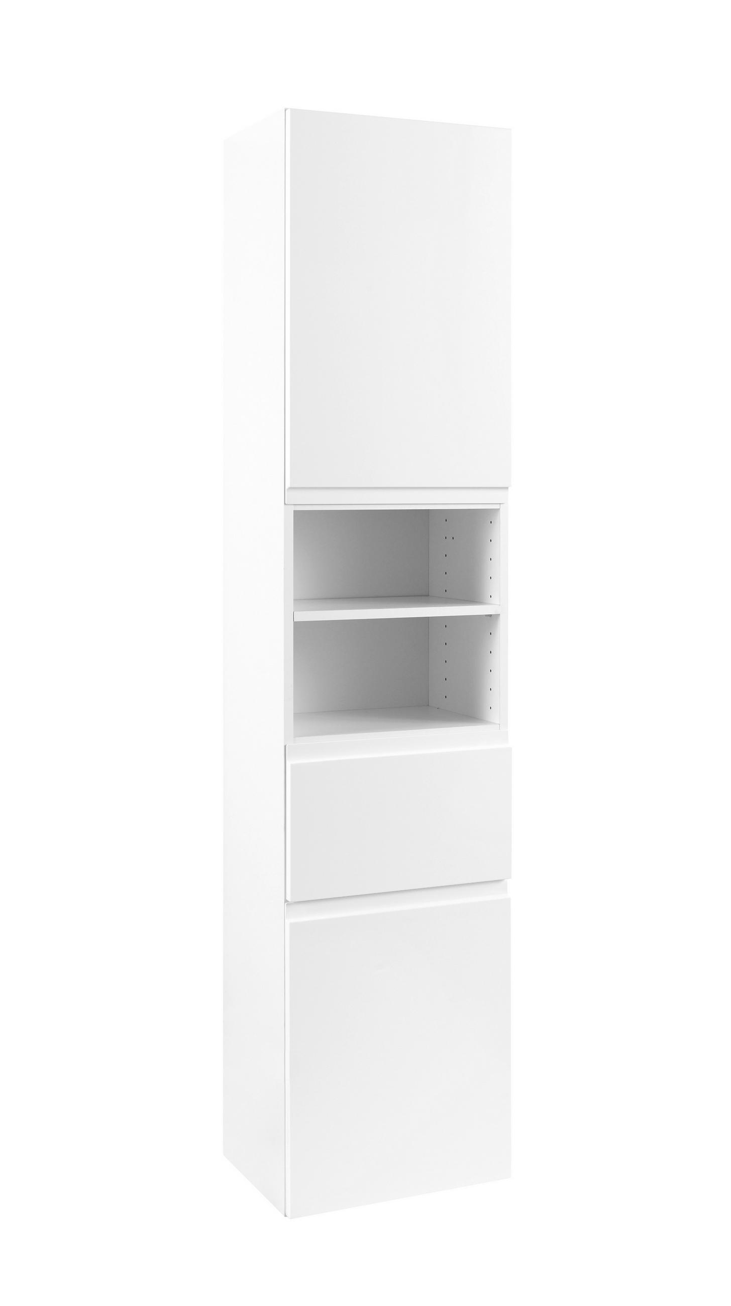 Xora Hochschrank Weiß 40x180x35 cm