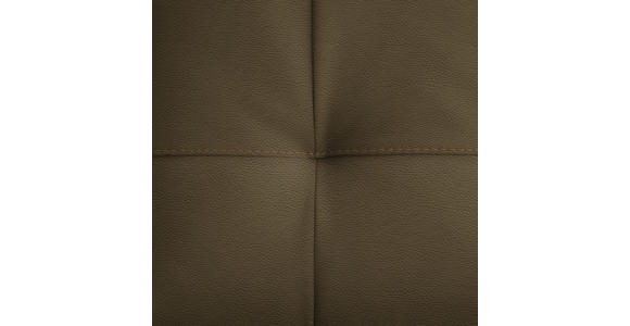 ECKSOFA in Echtleder Taupe 313/165 cm - Taupe/Cognac, Design, Leder/Metall (313/165cm) - Emilio Belluti