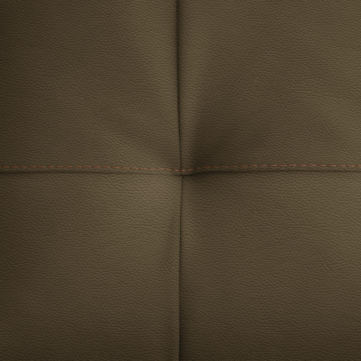 ECKSOFA in Echtleder Taupe  313/165 cm  - Taupe/Cognac, Design, Leder/Metall (313/165cm) - Emilio Belluti