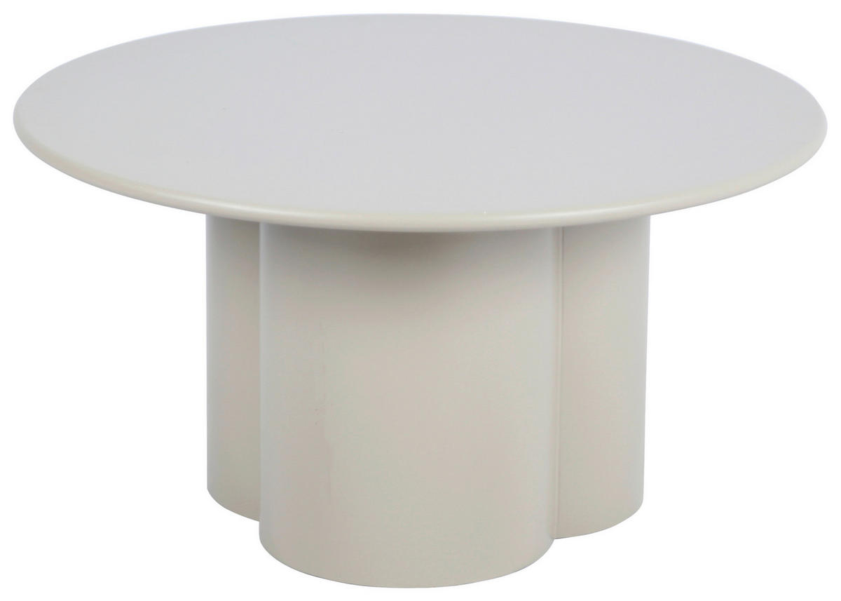 COUCHTISCH 80/80/42 cm rund Kaschmir  - Kaschmir, Design, Holzwerkstoff/Metall (80/80/42cm) - Stylife