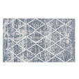 FUßMATTE MIABELLA - Hellgrau/Weiß, Design, Textil (66/110cm) - Esposa