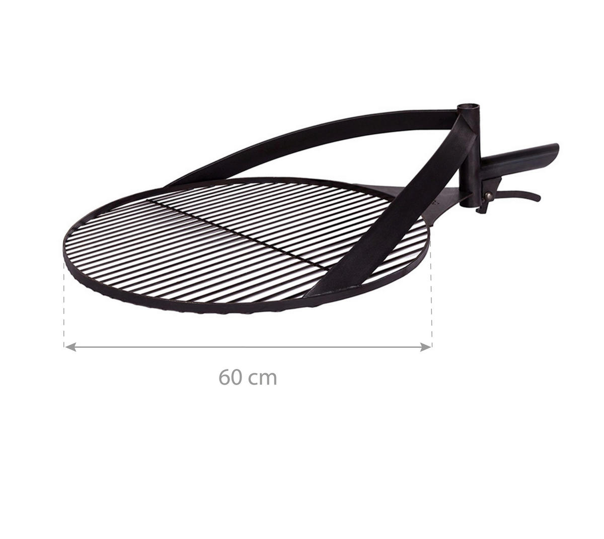 GRILLROST - Schwarz, Basics, Metall (60cm) - Ambia Garden