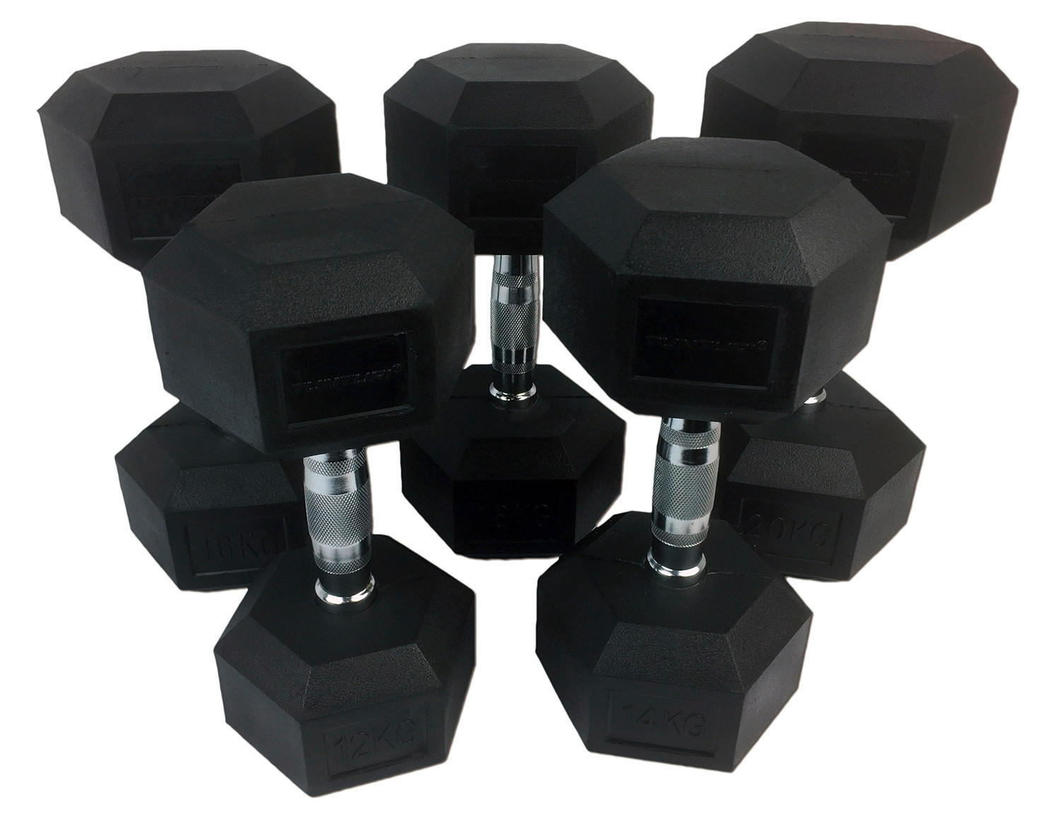 GEWICHTESET  - Schwarz, KONVENTIONELL, Metall (97/41,5/43,5cm)