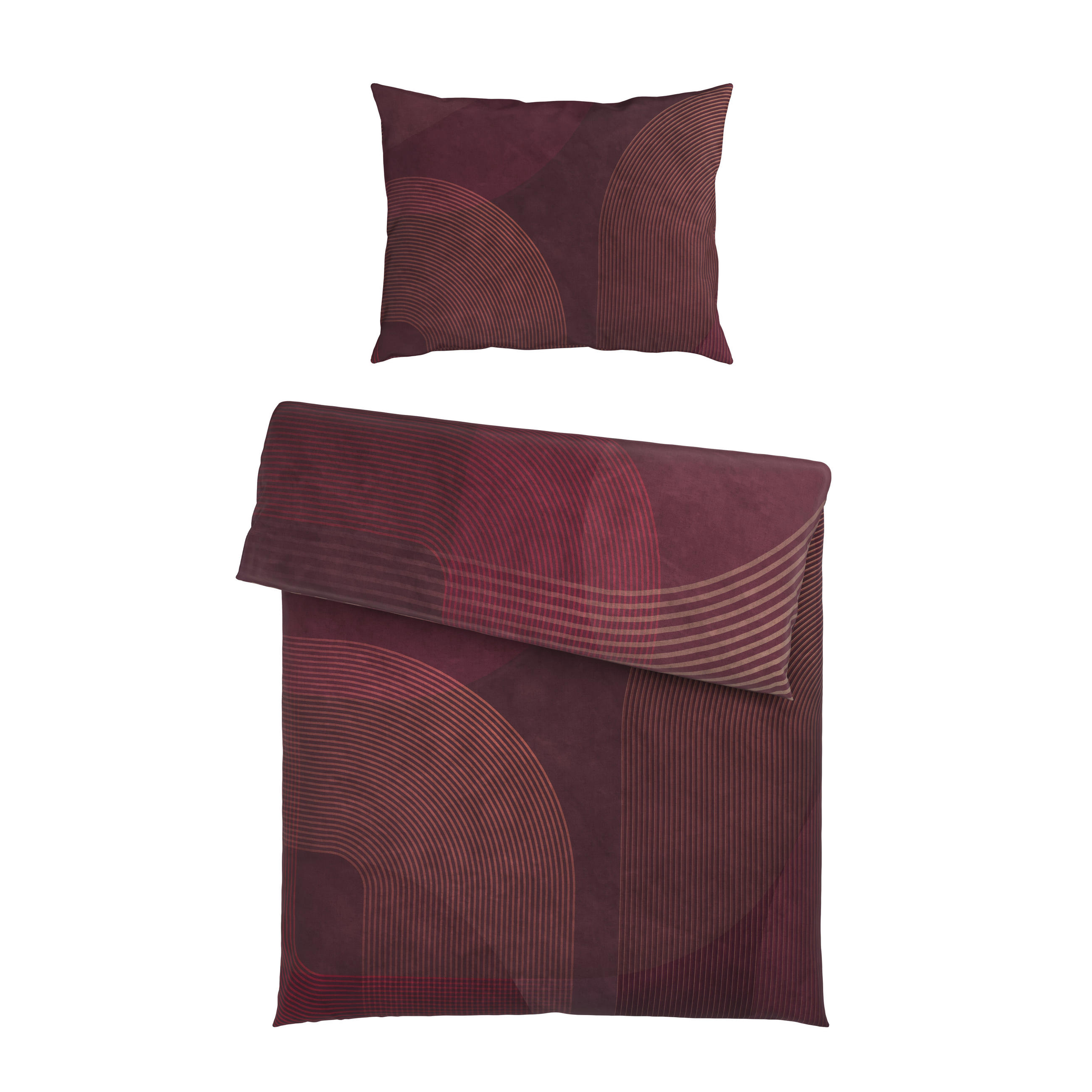 BETTWÄSCHE TANJA Satin 140/200 cm  - Lila, Design, Textil (140/200cm) - Novel