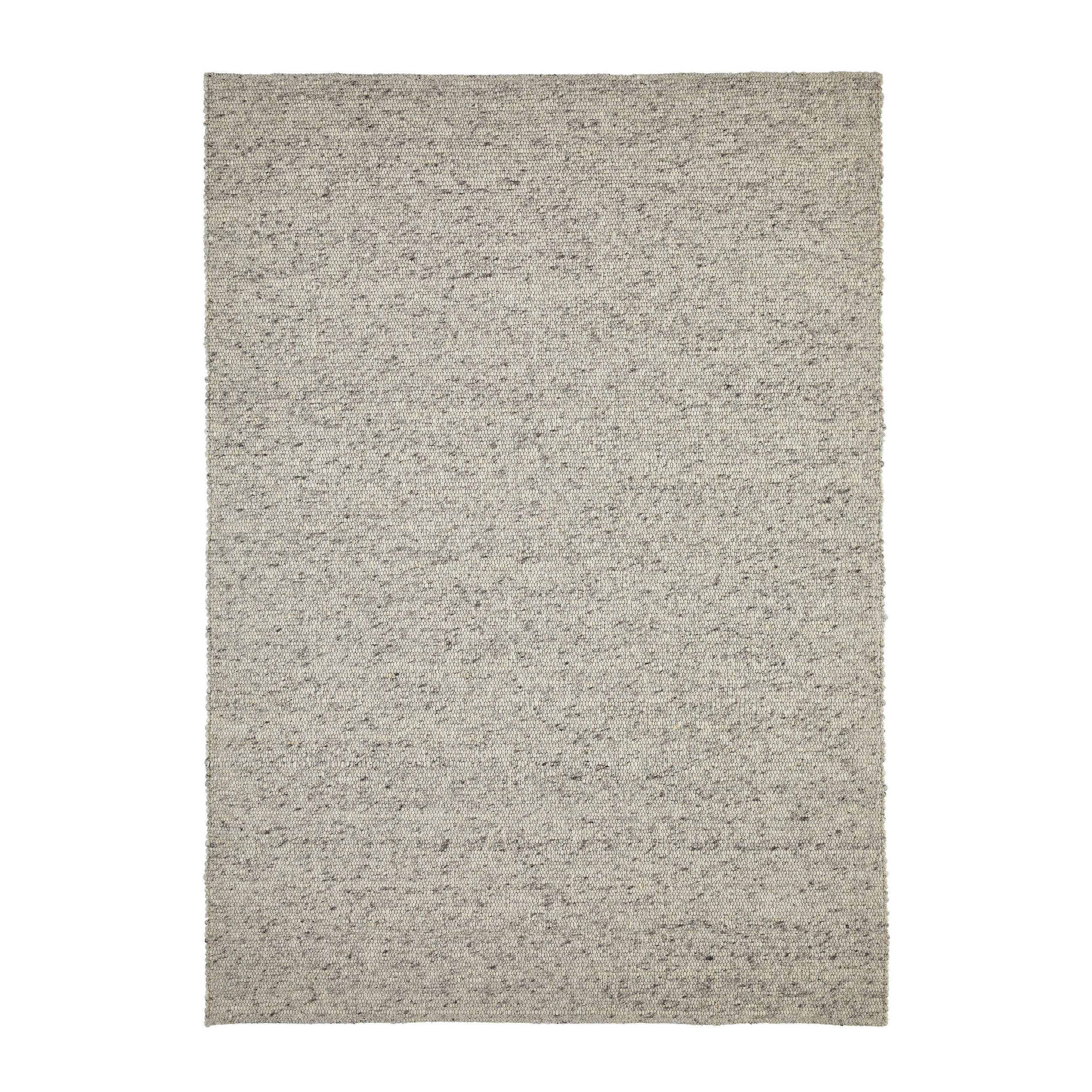 HANDWEBTEPPICH 70/130 cm Grau  - Grau, Basics, Textil (70/130cm) - Linea Natura