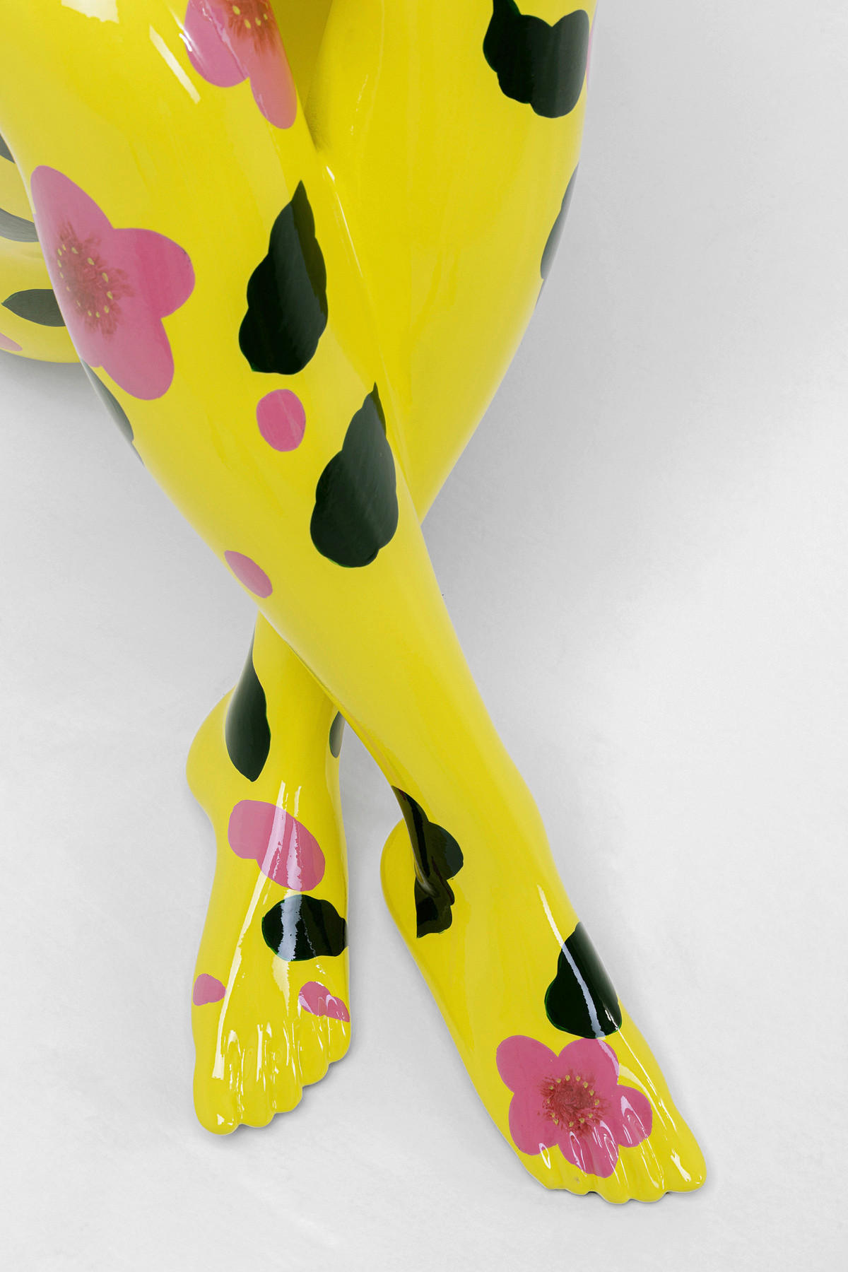 SKULPTUR - Gelb/Schwarz, Design, Kunststoff (35/80/60cm) - Kare-Design